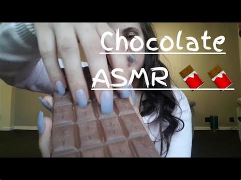 Asmr Chocolate Triggers Tapping Scratching Eating Sounds The