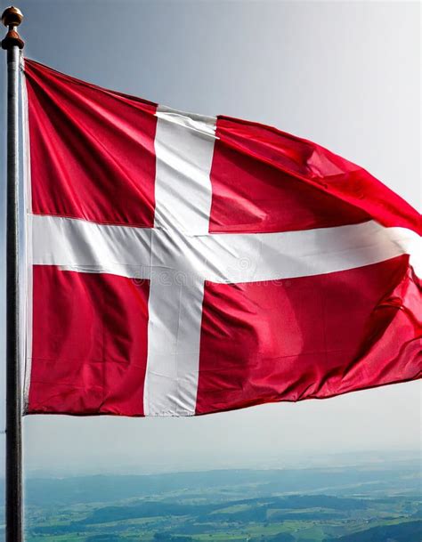 Flag Of Denmark Stock Illustration Illustration Of Waving