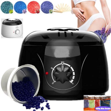 Waxing Kit Wax Heater Warmer Pot Machine Depilatory Wax Beans Body Hair Removal Ebay