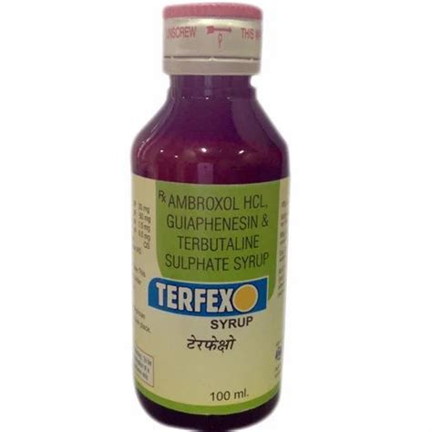 Ambroxol Terbutaline Guaifenesin Syrup At Rs 75 Bottle Guaiphenesin