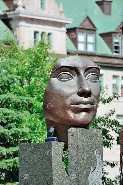 Statue In Quebec City Editorial Stock Image Image Of Landmark 31470424