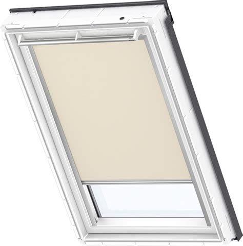 Velux Origineel Verduisterend Rolgordijn Dkl Zilveren Kozijn Uk04 Beige