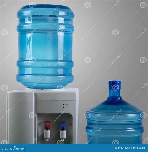 Water Dispenser with Two Big Water Bottles on the Stock Image - Image ...