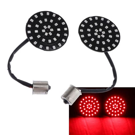 Buy Pair 1156 Bullet LED Turn Signal Inserts Light For Harley Touring