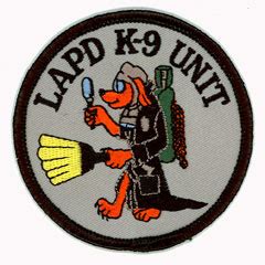 LAPD K-9 Unit Patch-Elite K-9