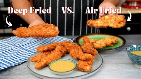 Crispy Chicken Tenders Deep Fried Vs Air Fried YouTube