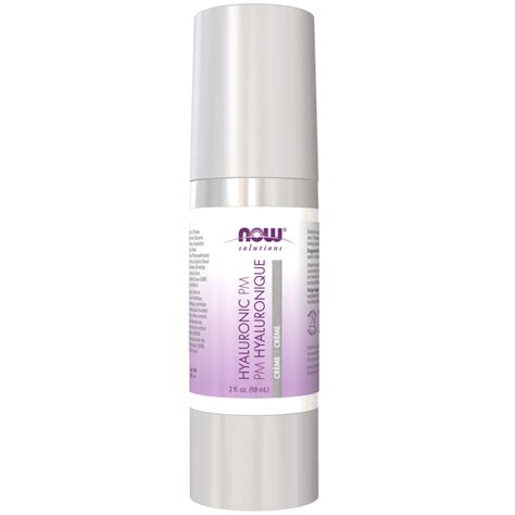 Hyaluronic Acid Crème Pm Now Foods Canada