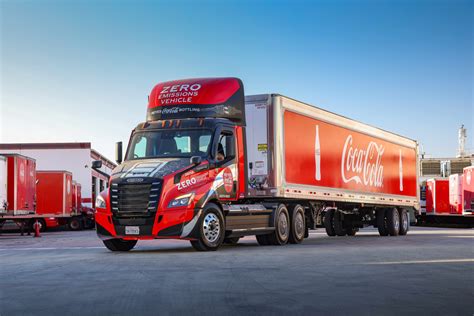 20 Freightliner électriques Pour Coca Cola