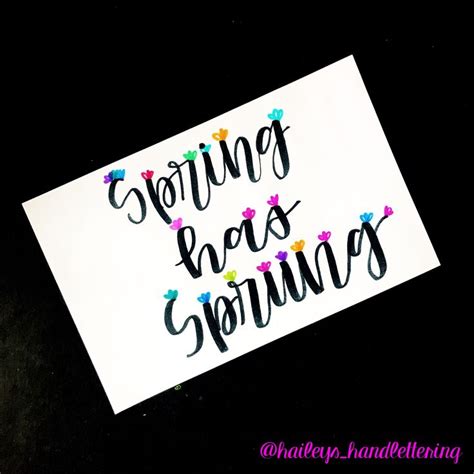 Instagram Haileys Handlettering Handlettering Calligraphy