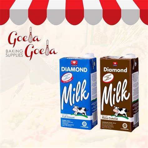 Jual Susu Uht Full Cream Coklat Liter Frisian Flag Indomilk Diamond