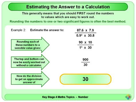 Estimating The Answer To A Calculation Ks Teaching Resources