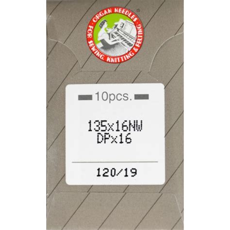 10 Organ DPx16 Industrial Sewing Machine Needles Size 120 19