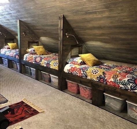 Bunk Room Ideas Bunk Rooms Attic Rooms Bedrooms Tiny House Cabin