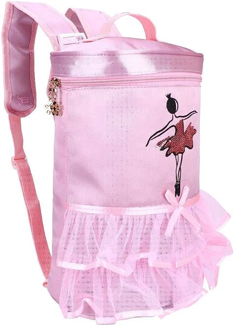 Zerodis Mochila para niñas Ballet Dance Bag Tutu Pink Dress Dance