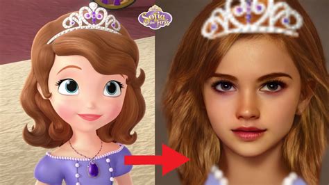 Disney Princess Sofia The Firstin Real Life Characters Youtube