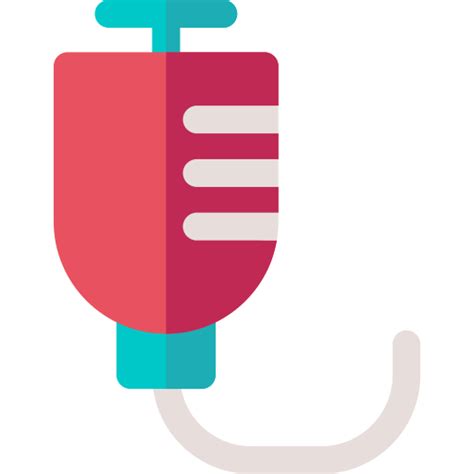 Blood Transfusion Basic Rounded Flat Icon