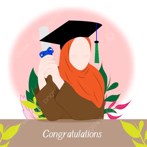 Graduates Celebrating Clipart Transparent Background Muslim Graduates