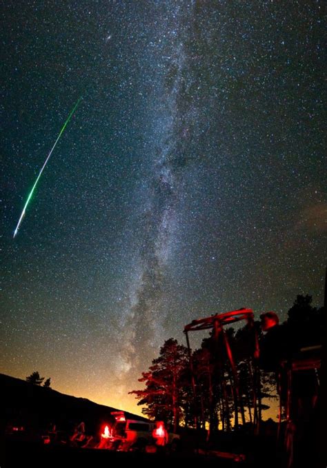 Observer Et Photographier Les Toiles Filantes Autour Du Ciel