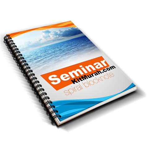 Block Note Spiral Block Note Seminar Kit Murah