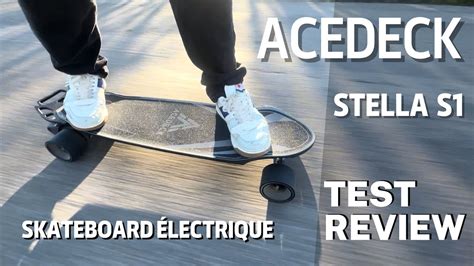 60 Acedeck Stella S1 meilleur skateboard cruiser électrique 2023