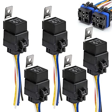 ELEFOCUS Lot de 5 faisceaux de relais étanches 12 V SPDT à 5 broches