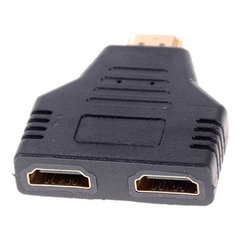 Divisor Hdmi Hdcp Splitter 1 Entrada 2 Saídas Full Hd 1x2 Escorrega o