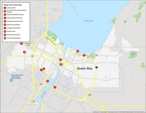 Map of Green Bay, Wisconsin - GIS Geography