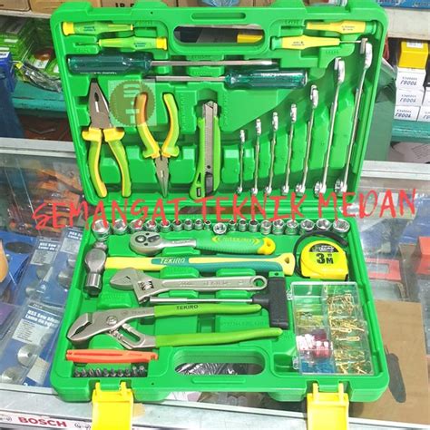 Jual Tekiro Mekanik Tool Set Kit Mechanic Box Pcs Pvc Tekiro Di