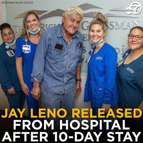 Abc7 Eyewitness News On Twitter Jay Leno Has Been Released From The