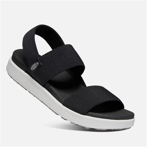 Keen Women S Elle Backstrap Stretch Sandal Black Laurie S Shoes