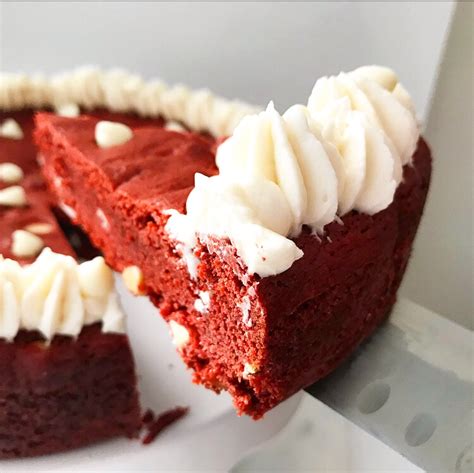 Red Velvet Cookie Cake E2 Bakes Brooklyn