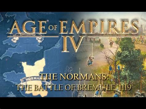 Age of Empires 4 Campaign The Normans The Battle of Brémule 5 YouTube