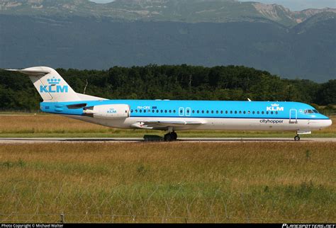 PH OFK KLM Cityhopper Fokker 100 F28 Mark 0100 Photo By Michael