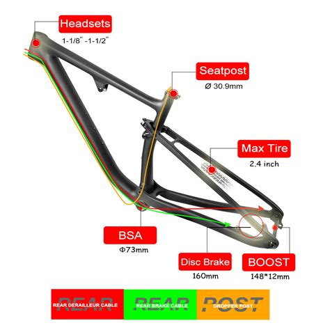 AIRWOLF 29 Zoll Boost Vollgefedertes Carbon MTB Cyclocross