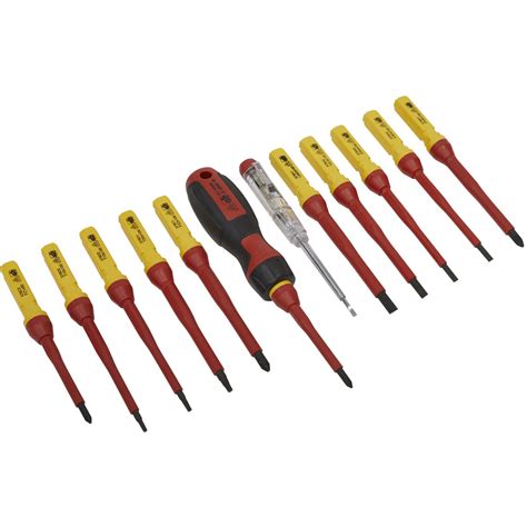 Sealey Ak Screwdriver Set Pc Interchangeable Vde Approved From