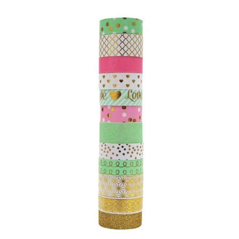 Metallic Foil Washi Tape Tube Blush By Michael S Recollections