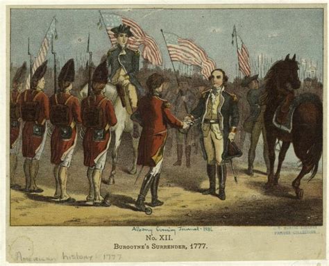 Turning Point Of The Revolution Battles Of Saratoga 1777