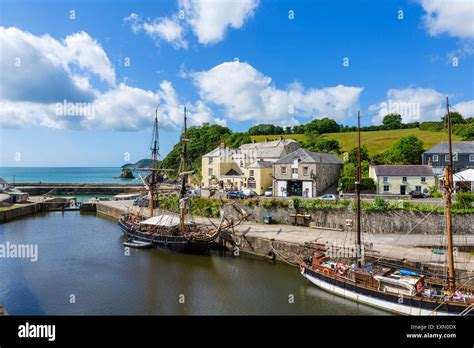 The Harbour In The Village Of Charlestown St Austell Bay Cornwall