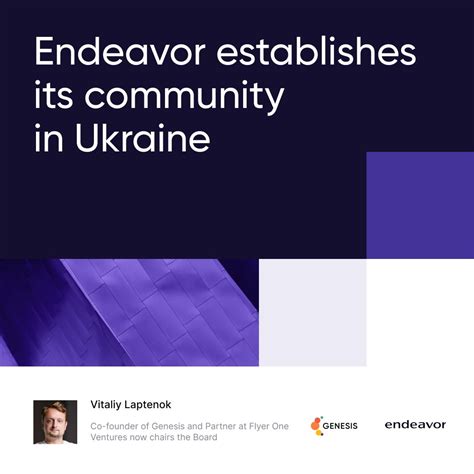 Genesis Tech on LinkedIn: #genesis #endeavor
