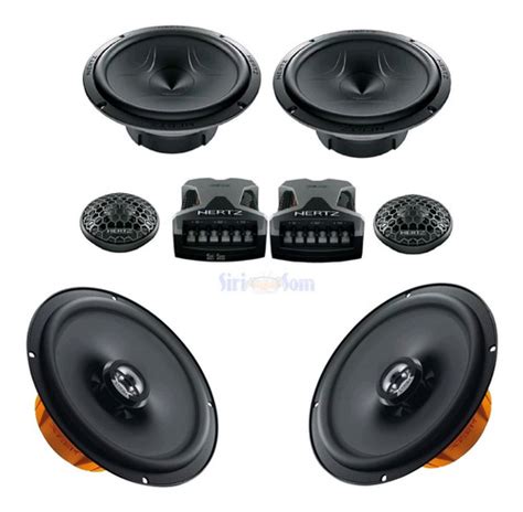 Combo Kit 2 Vias Hertz Esk 165l.5+ Coaxial Hertz Dcx 165.3 | Frete grátis
