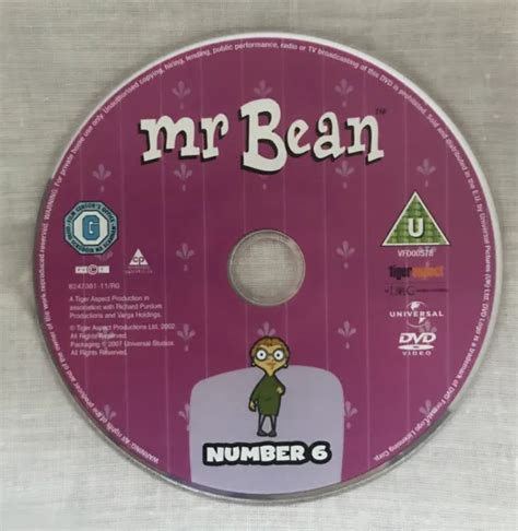 Mr Bean Animated Disc Number 6 From Box Set Disc Only No Case Or