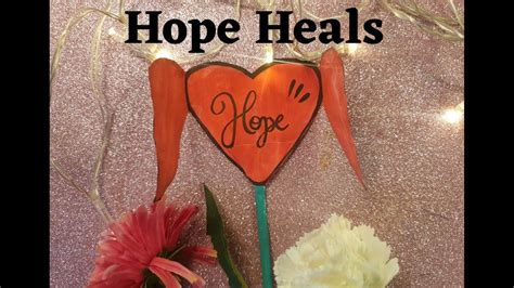 Hope Heart Card Filled With Hope Easy Heart Card Hope