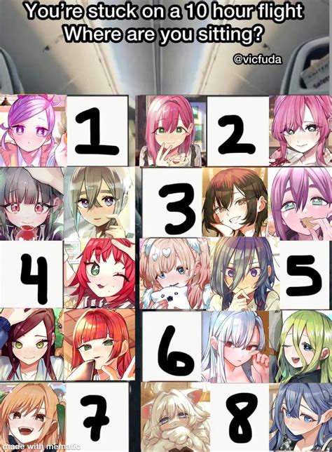 Ive Made One For 100 Kanojo Where Would You Sit And Where Should Rentarou Sit And Why R