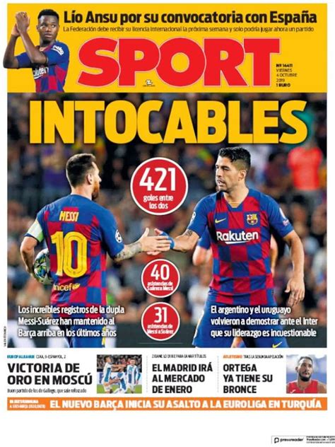 Sport España Viernes 4 De Octubre Infobae