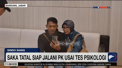 Video Saka Tatal Siap Hadapi Sidang Pk Usai Jalani Tes Psikologi