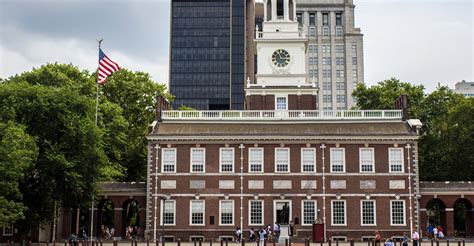 Independence Hall and Liberty Bell in Philadelphia, Pennsylvania