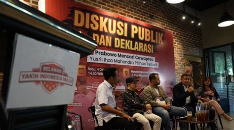 Ketua Relawan Yakin Indonesia Maju Sebut Yusril Paket Lengkap Yang