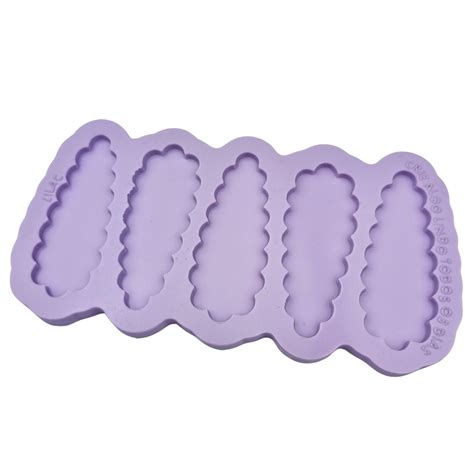 Molde De Silicone Para Resina Paleta Presilhas Stiletto Escalope