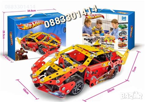 Метален конструктор кола Hot Wheels в Конструктори в гр София ID44297211 Bazar bg