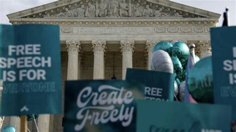 Conservative Justices Pose Questions About Speech In Web Designer Case